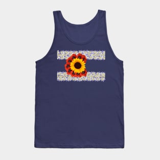 Colorado Wildflower Flag Tank Top